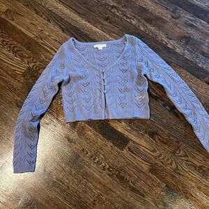 Aeropostale Lace Up Knit Top Sz S